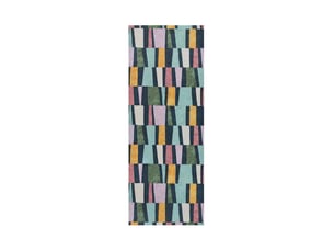 Tapis de cuisine lavable antidérapant géométrique multicolore, 52 x 200 cm