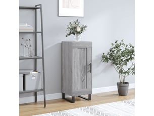 Buffet - bahut - meuble de rangement sonoma gris 34,5x34x90 cm bois d'ingénierie