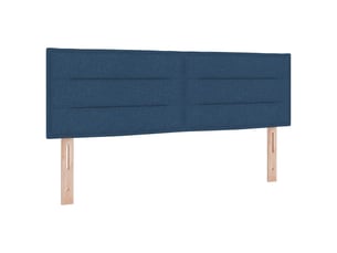 Tete de lit A fixer sur le cadre de lit largeur 160 cm   bleu