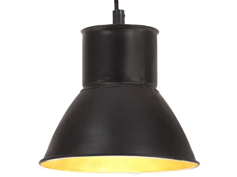  Lampe suspendue, suspension luminaire 25 w noir rond 17 cm e27  - Conforama B