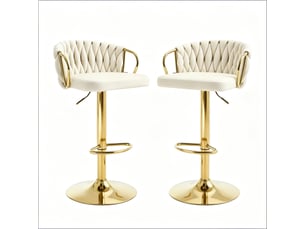 Tabourets de bar élégance lot de 2, coussin doux, sièges confortables, cuisine et café modernes