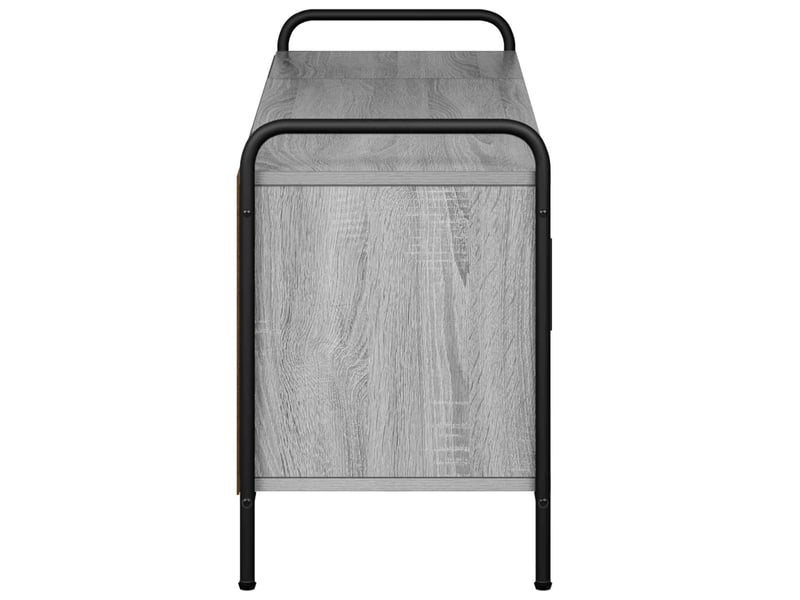  Meuble tv moderne, banc tv 79,5x33x50 cm sonoma gris bois d'ingénierie shl7527  - Conforama E