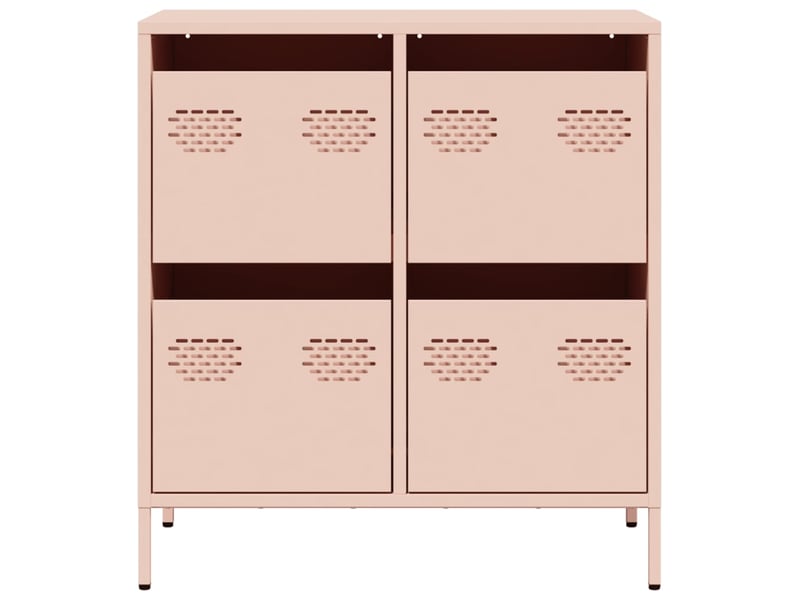  Buffet - bahut - meuble de rangement rose 68x39x73,5 cm acier laminé à froid  - Conforama E