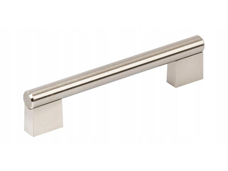  Poignée de meuble en métal de 480 mm, aspect acier inoxydable  - Conforama A