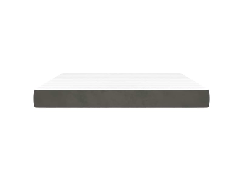 Matelas de lit à ressorts ensachés fermeté moyenne gris foncé 160x200x20 cm shl4255  - Conforama C