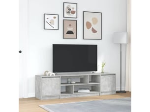 Meuble tv coloris gris 188.5 cm <strong></strong>  <strong></strong>