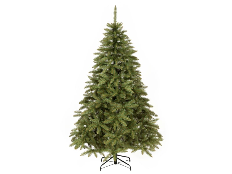  Sapin de noël artificiel avec pied 180 cm epicéa du caucase  - Conforama A