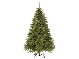 Sapin de noël artificiel avec pied 180 cm epicéa du caucase