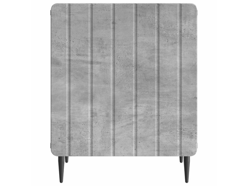  Table de chevet - cabinet de chevet - table de nuit gris béton 43 x 34,5 x 52 cm  - Conforama D
