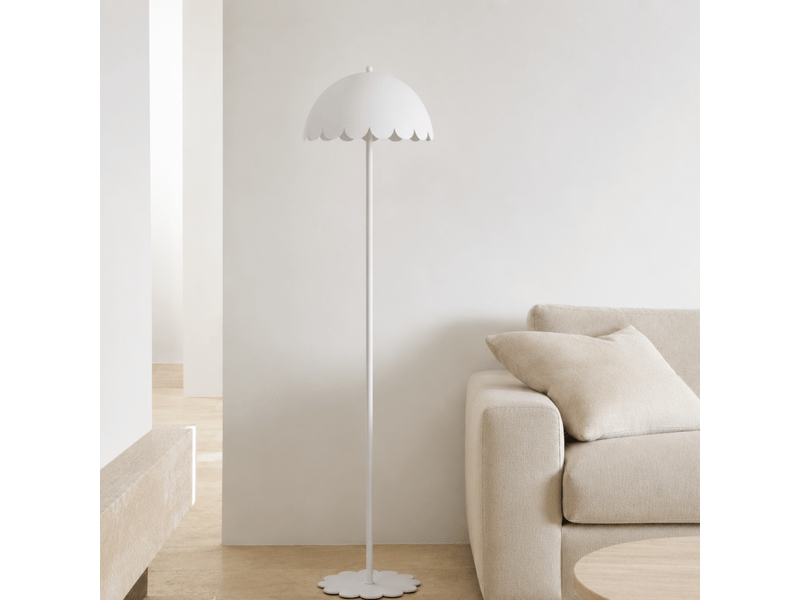  Lampadaire en métal blanc h142 cm-flow Flow - Conforama B