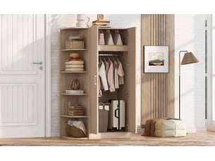 Armoire <strong>DZMDIP</strong> <strong></strong> coloris bois clair largeur 55 cm