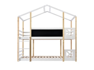 Lit superposé 90x200 cm <strong></strong>  <strong></strong> coloris blanc
