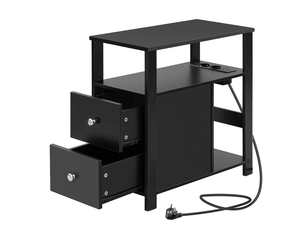 Table basse rectangulaire coloris noir BEAUNIV - 30 cmx60 cm