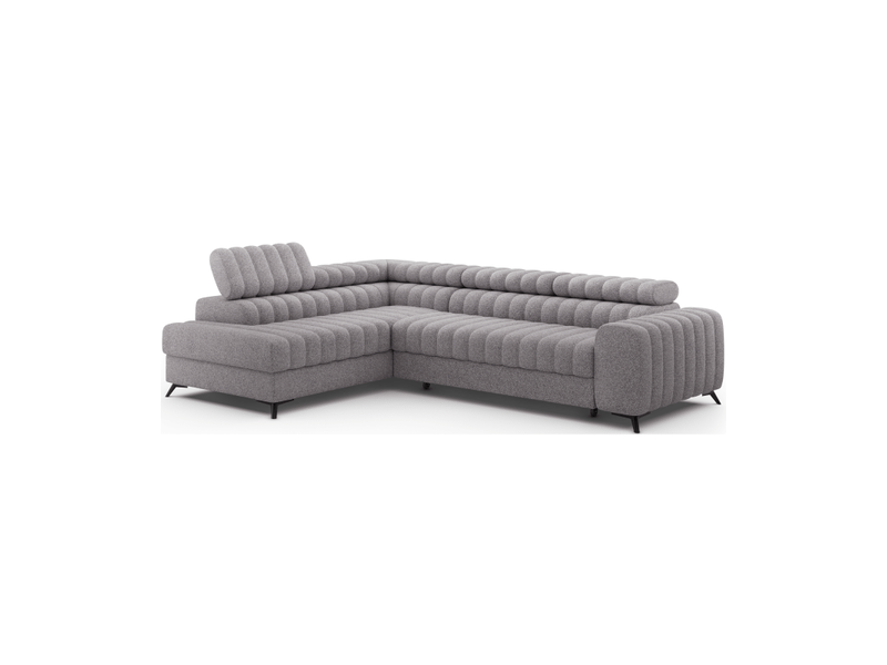  Canapé d'angle collection kanedojo coloris gris  - Conforama A
