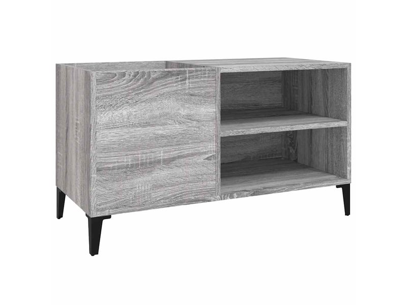  Armoire à disques, armoire de rangement sonoma gris 84,5x38x48 cm bois d'ingénierie  - Conforama A