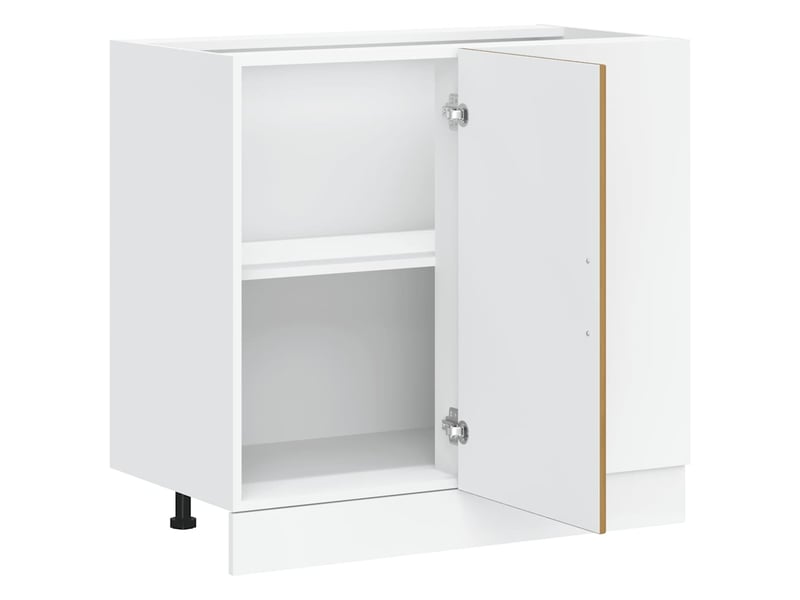 Meuble de rangement, armoire de cuisine kalmar chêne artisanal bois d'ingénierie shl5637 - Conforama E