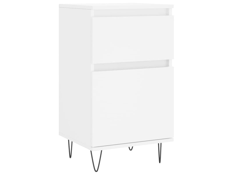  Buffet - bahut - meuble de rangement blanc 40x35x70 cm bois d’ingénierie  - Conforama A