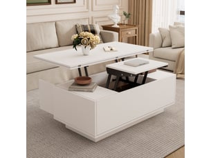 Table basse  coloris blanc <strong></strong> <strong></strong>
