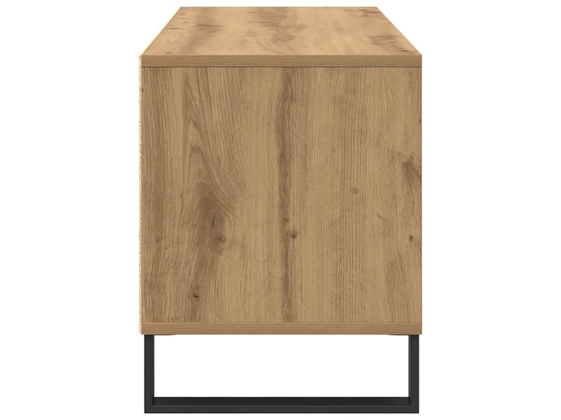  Meuble tv rectangulaire moderne avec tiroir et étagère 100 x 34,5 x 44,5 cm en bois chêne artisanal 02_0052746  - Conforama D