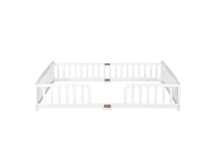 Lit simple 140x200 cm    coloris blanc