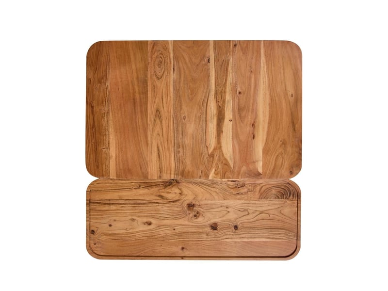 Table basse de salon en bois massif d'acacia tipperary  - Conforama C