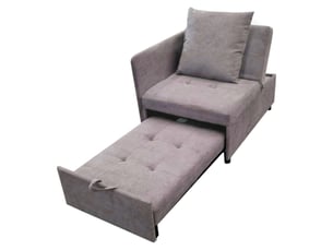 Lit simple 60x120 cm coloris gris