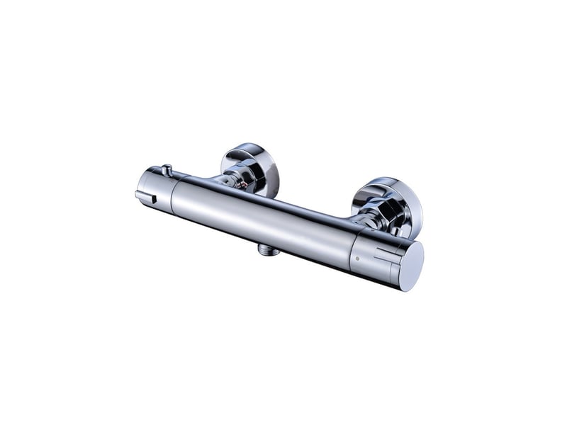  Robinet thermostatique de douche mural – bouton sécurisé 38°c, anti-brûlure  - Conforama A