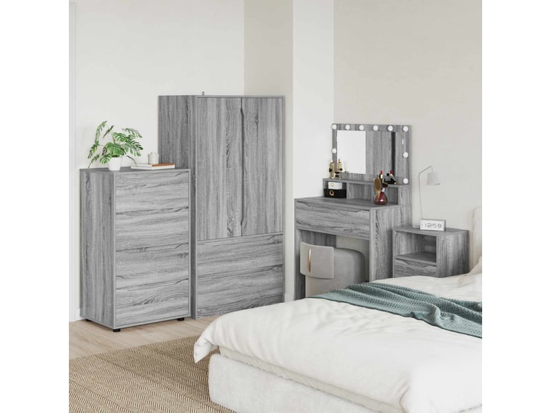  Armoires de rangement salon 60 x 48 x 105 cm bois d'ingénierie shl3322  - Conforama B