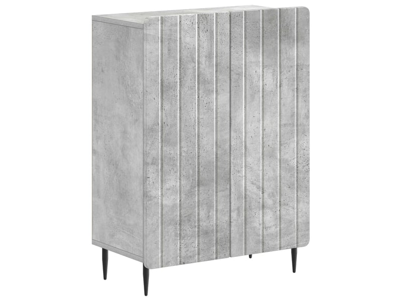 Ensemble de 2 meubles de salle de bain zwolle gris béton cf63238 - Conforama D