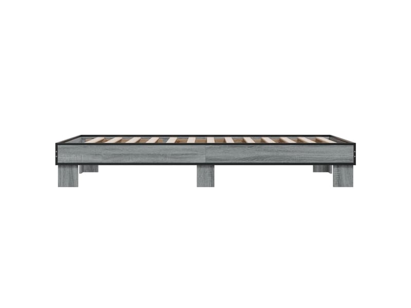  Lit simple- lit adulte -  cadre de lit sans matelas sonoma gris 100x200 cm  - Conforama D