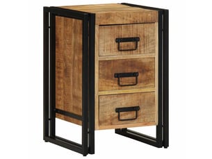 Table de chevet - cabinet de chevet - table de nuit marron 40 x 40 x 59 cm bois de mangue massif