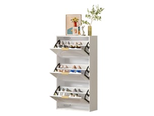Meuble à chaussures 10 paire(s)  <strong></strong>  <strong></strong> coloris blanc