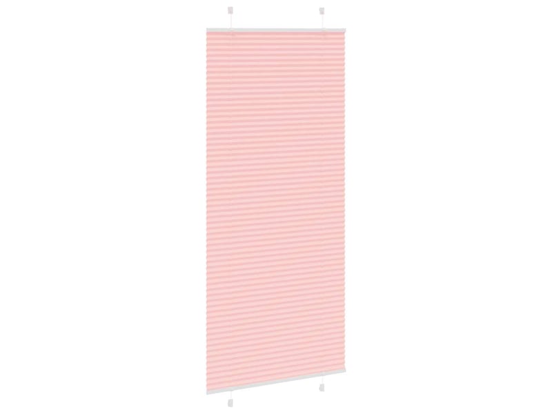 Store plissé, store de fenêtre rose 85x200 cm largeur du tissu 84,4 cm polyester cf47011 - Conforama D