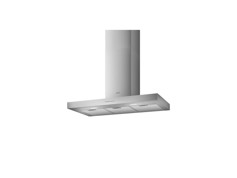  Hotte décorative murale cheminée 90 cm inox 4 vitesses avec mode intensif 4776682 - Conforama B