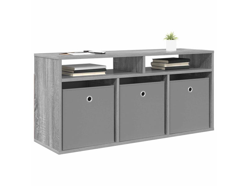  Meuble tv - basboard avec tiroir gris sonoma 102 x 32 x 48,5 cm  - Conforama C