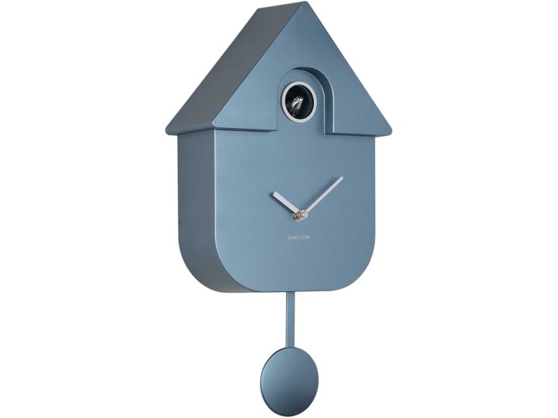  Horloge murale moderne cuckoo bleu foncé métallique  - Conforama A