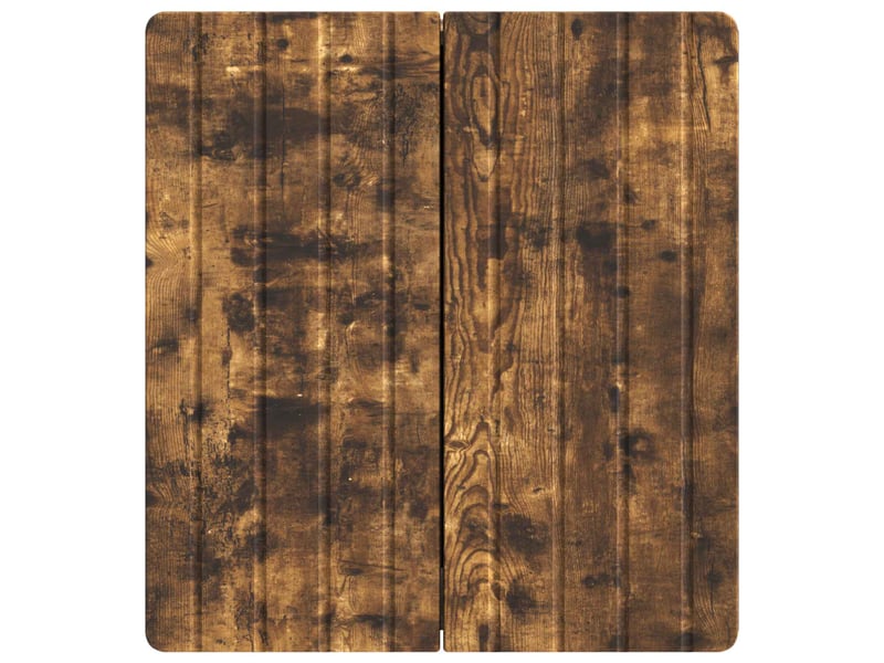  Armoire murale salon, meuble de rangement chêne fumé 59 x 31 x 64 cm bois d'ingénierie  - Conforama D