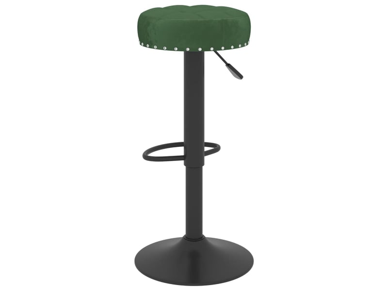  Lot de 2 tabouret de bar, chaise de bar vert foncé velours shl83095  - Conforama E