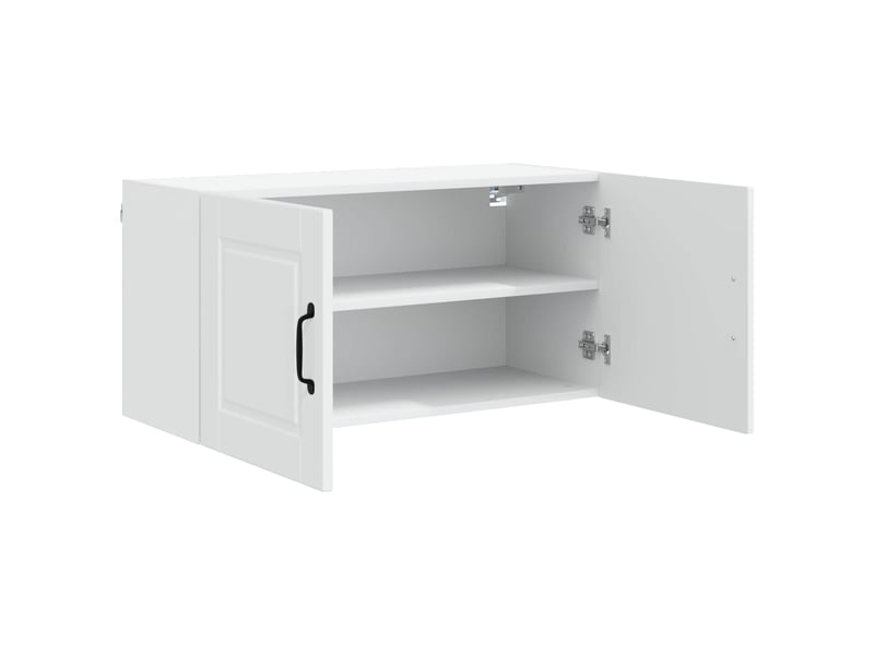  Meuble mural de cuisine, armoire de cuisine blanc 80x31x40cm bois d'ingénierie shl4788  - Conforama E