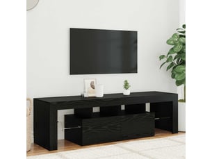 Meuble tv coloris noir 140 cm <strong></strong>  <strong></strong>