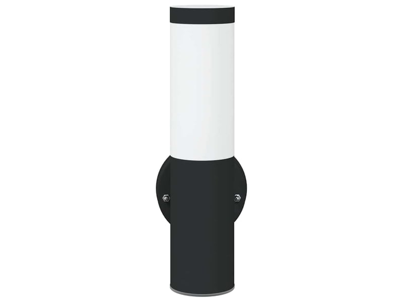  Applique murale extérieure noir 15x7,5x33 cm shl76517  - Conforama D