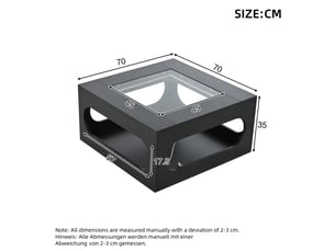 Table basse  coloris noir  