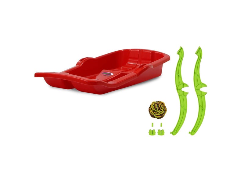 Snow play bob karol 80cm rouge avec frein 460364 - Conforama B