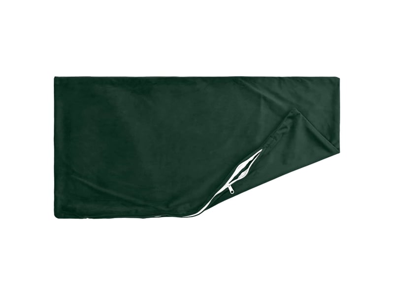  Lot de 2 coussins avec oreiller, coussins décoratifs heerlen vert foncé velours cf50653  - Conforama D