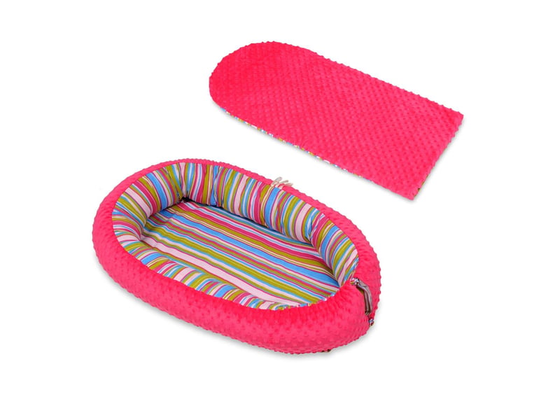  Gigoteuse cocon bandes de couleur 1 - rose 4230024.8 - Conforama A