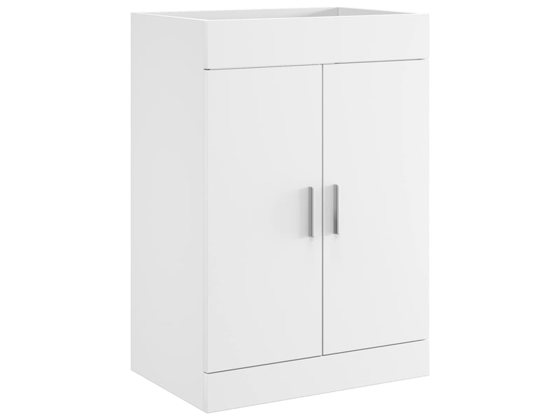  Ensemble de mobilier de salle de bain blanc 61x40x84.5 cm shl6134  - Conforama D