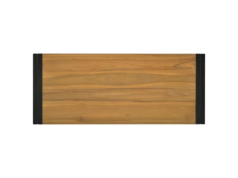  Armoire murale de salle de bain 110x45x35cm bois de teck solide  - Conforama D