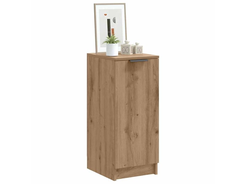  Meuble à chaussure | armoire à chaussures chêne artisanal bois d'ingénierie shl5940  - Conforama C