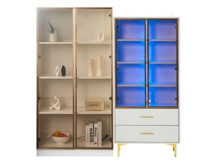 Vitrine coloris blanc Fay Lum - x