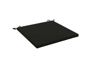 Coussin de siège, coussin d'assise 1 pièce soest 100 % polyester noir cf55654
